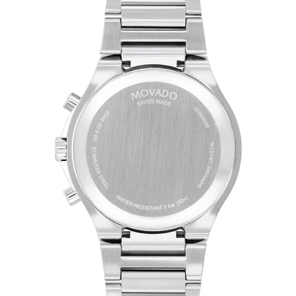 Movado - SE Chronograph 42 mm Steel Gold Black Dial - 0607972