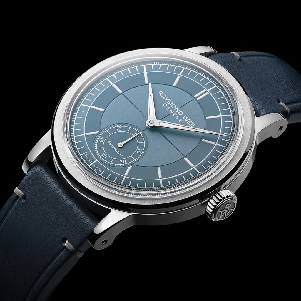 Raymond Weil - Millesime 39.5 mm Automatic Denim Blue Sector Dial - 2930-STC-50011