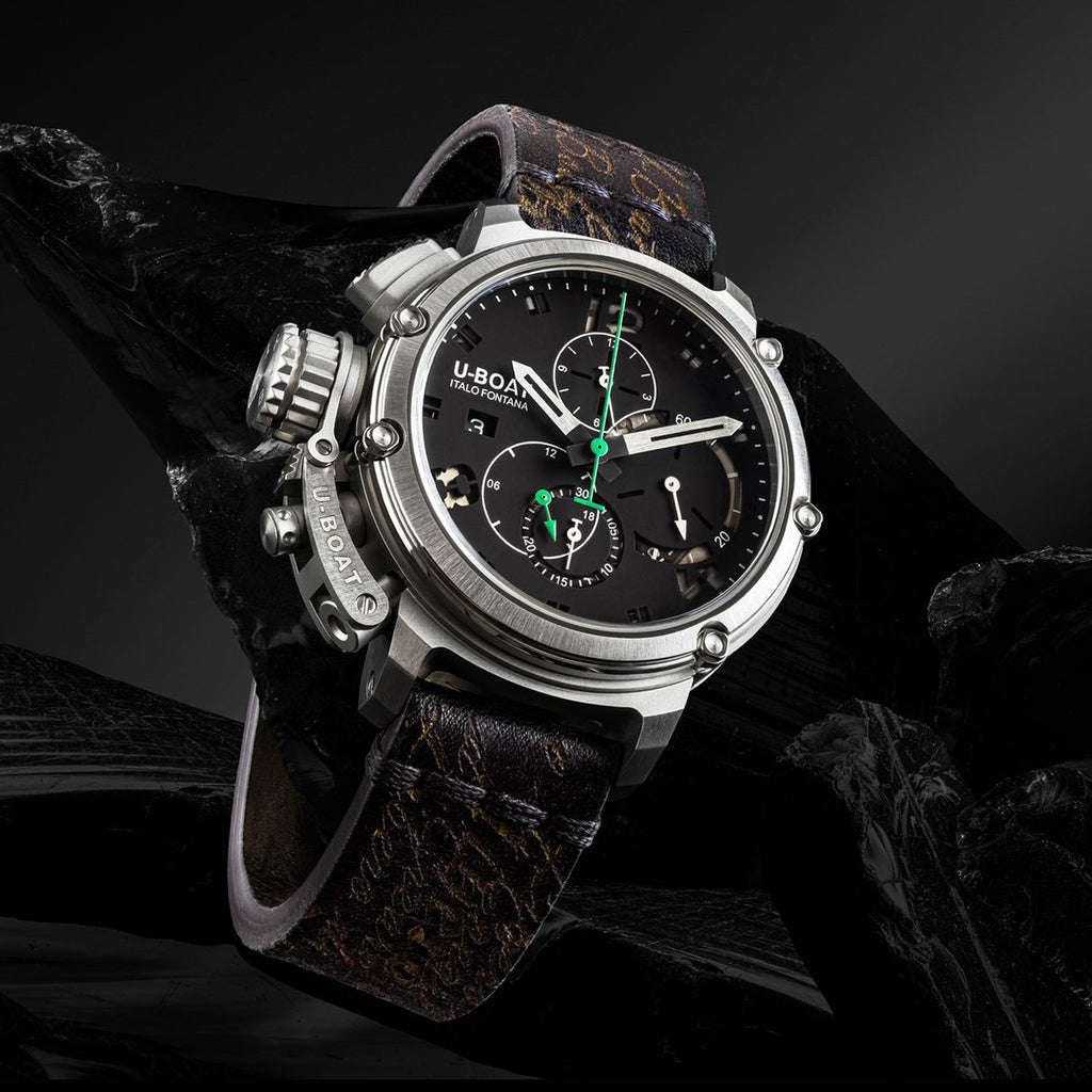 U-Boat - Chimera 46MM Sapphire Green Chronograph SS - 8528