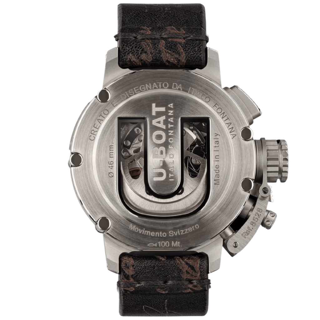 U-Boat - Chimera 46MM Sapphire Green Chronograph SS - 8528