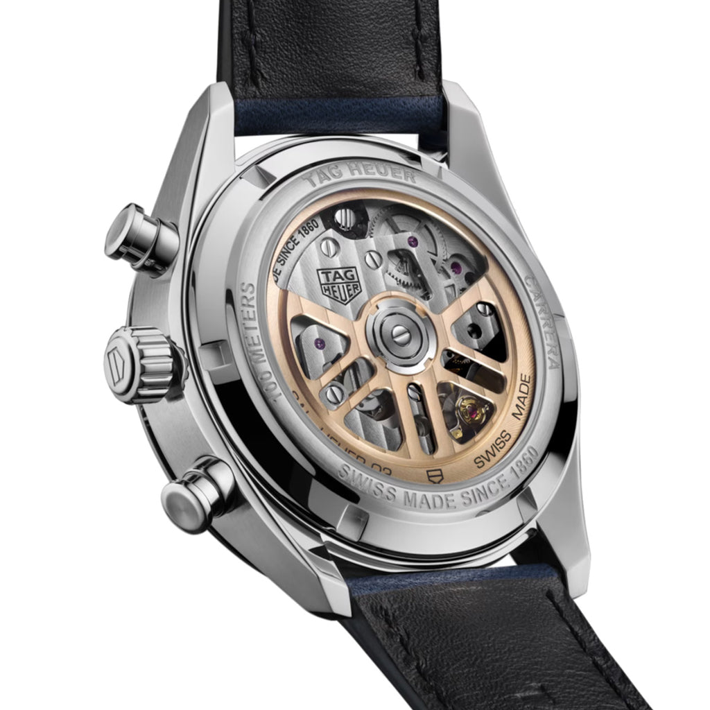 TAG Heuer - Carrera 42 mm Chronograph Blue Dial - CBN201D.FC6543