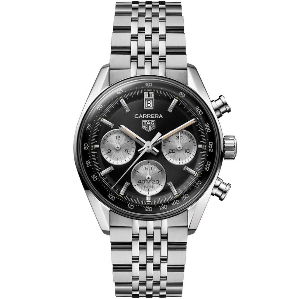 TAG Heuer - Carrera 39 mm Chronograph Glass Box Steel Bracelet - CBS2210.BA0048