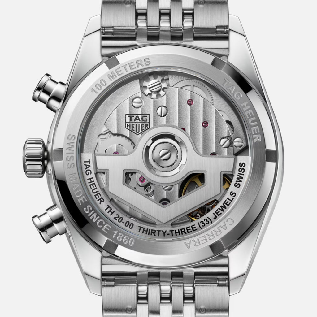 TAG Heuer - Carrera 39 mm Chronograph Glass Box Steel Bracelet - CBS2210.BA0048