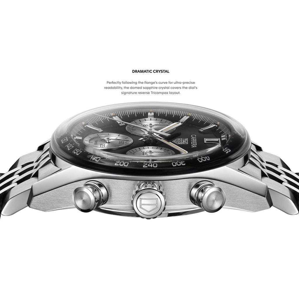 TAG Heuer - Carrera 39 mm Chronograph Glass Box Steel Bracelet - CBS2210.BA0048