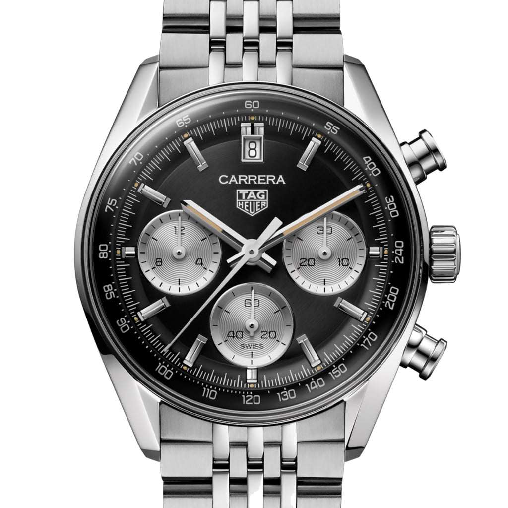 TAG Heuer - Carrera 39 mm Chronograph Glass Box Steel Bracelet - CBS2210.BA0048