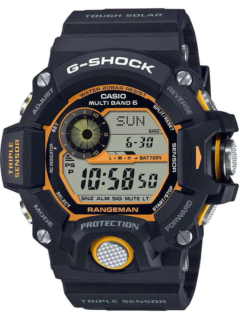 G-Shock- Master of G Land Black Triple Sensor Rangeman - GW9400Y-1
