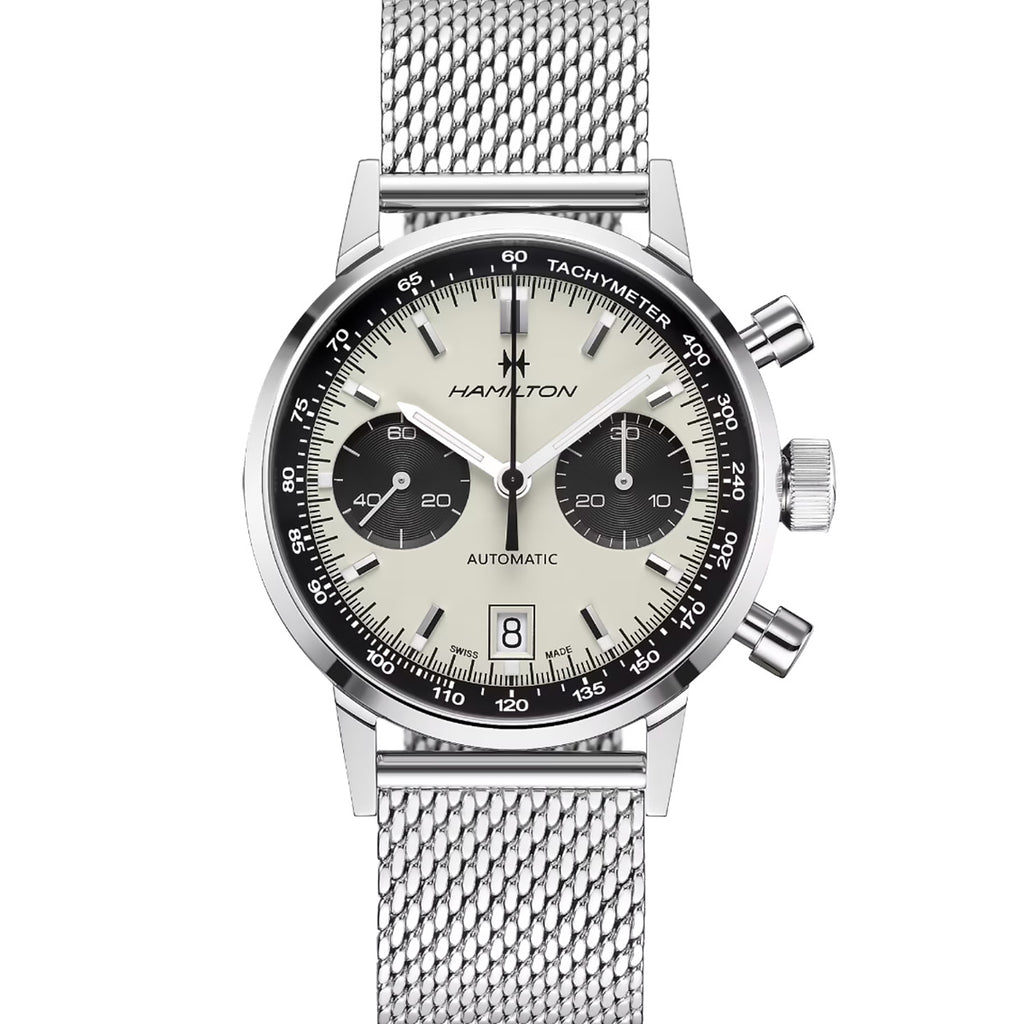 Hamilton - American Classic 40 mm Intra-Matic Automatic Chronograph Panda Dial - H38416111