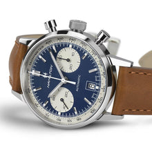 Load image into Gallery viewer, Hamilton - American Classic 40 mm Intra-Matic Automatic Chronograph Blue Dial - H38416541