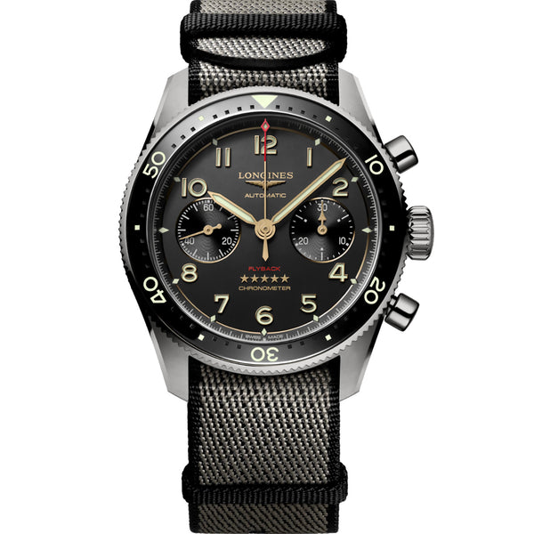 Longines Spirit Pilot Flyback 42 mm Titanium Chronograph