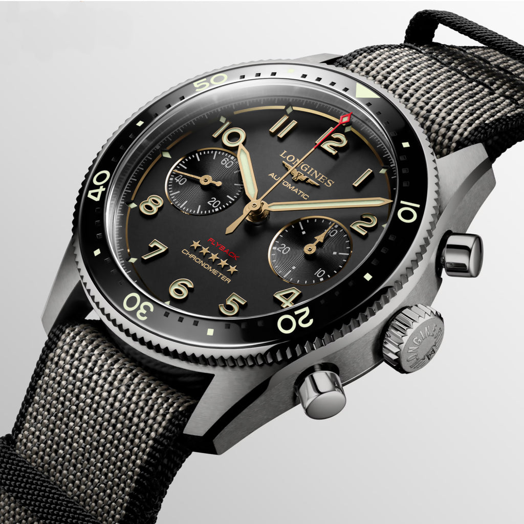 Longines - Spirit Pilot Flyback 42 mm Titanium Chronograph - L38211532