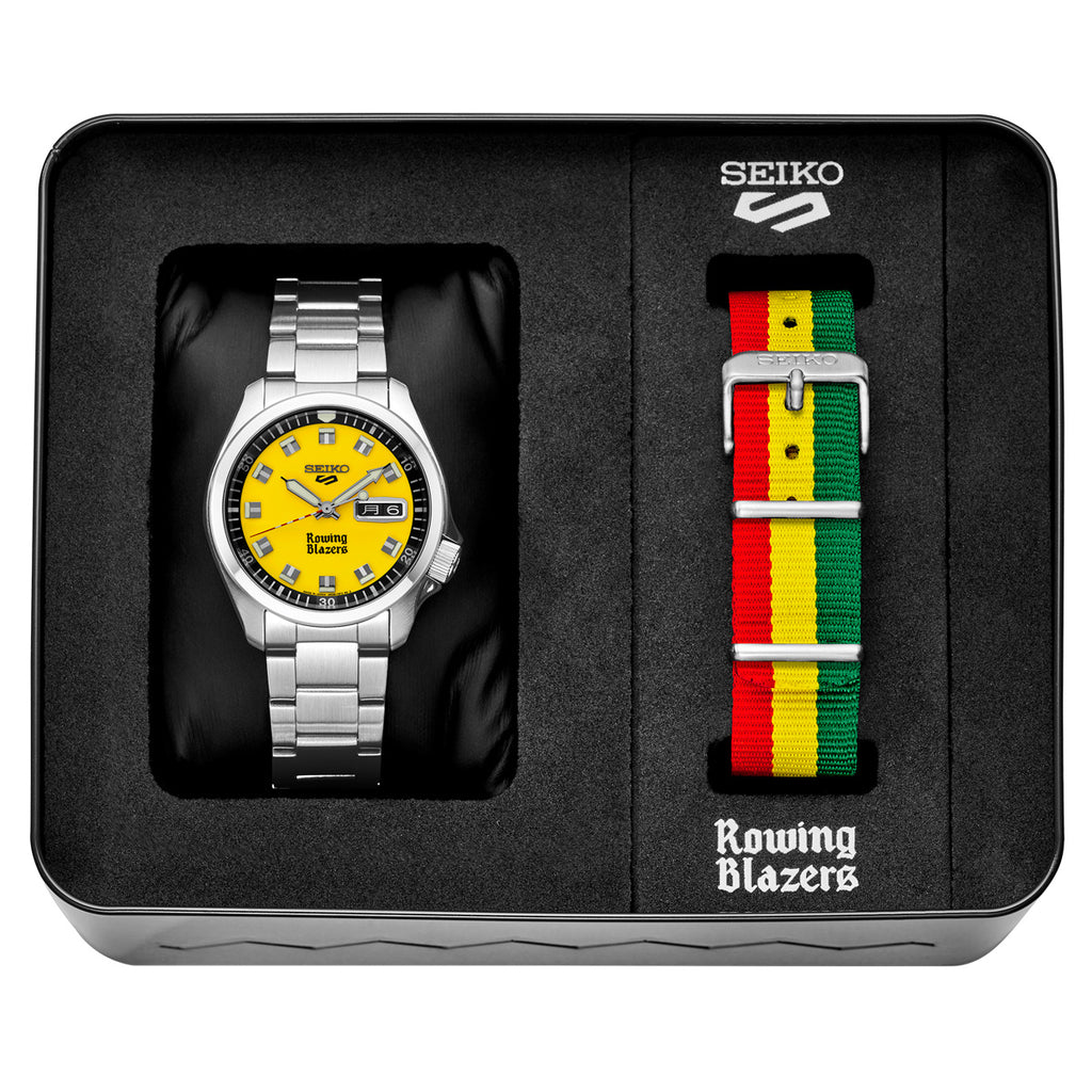 Seiko - 5 Sports Rowing Blazers Yellow Collaboration Limited edition of 888 - SRPJ69