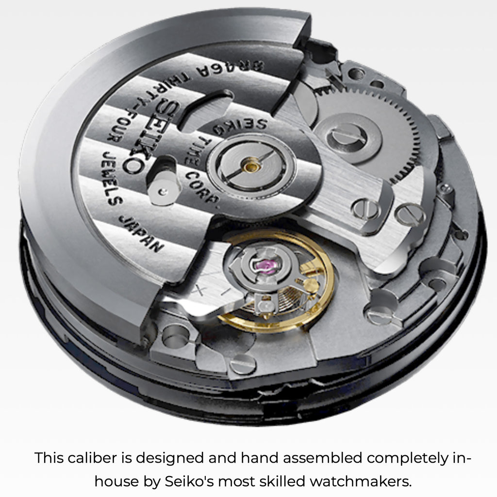 Seiko - Speedtimer Black Dial 42 mm Mechanical Chronograph - SRQ055