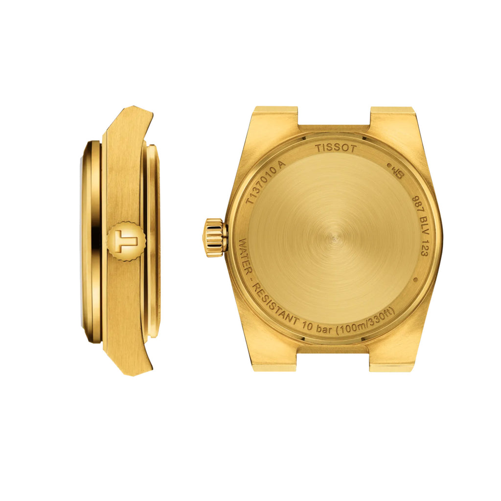 Tissot - PRX 25 mm Yellow Gold PVD Case Women's - T1370103302100