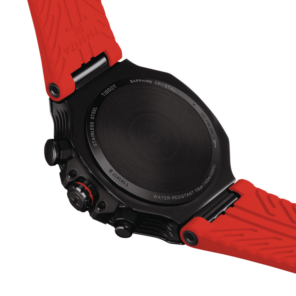 Tissot - T-Race Quartz Chronograph Red Silicone Strap - T1414173706101