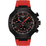 Tissot - T-Race Quartz Chronograph Red Silicone Strap - T1414173706101