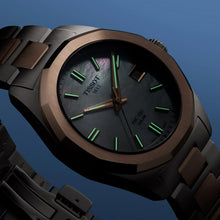 Load image into Gallery viewer, Tissot - PRC100 Solar 34 mm Mother of Pearl Dial Steel Carnation Gold Case - T1518222211100