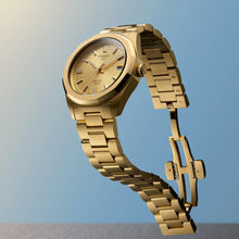Load image into Gallery viewer, Tissot - PRC 100 Solar 34 mm Yellow Gold PVD Case Champagne Dial - T1518223302100