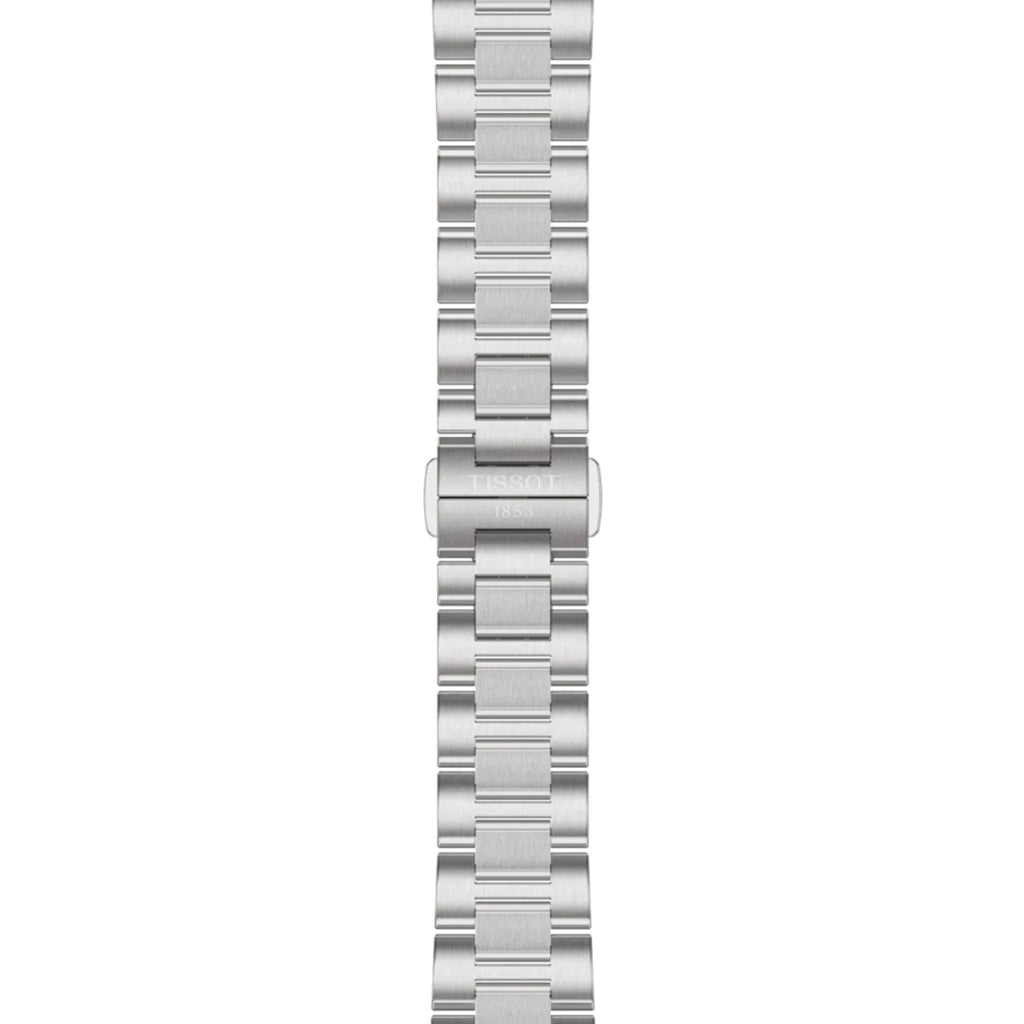 Tissot - PRC 100 Solar 34 mm Blue Dial Steel Bracelet - T1518221135100