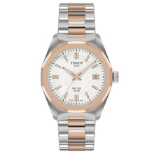 Load image into Gallery viewer, Tissot - PRC100 Solar 34 mm Mother of Pearl Dial Steel Carnation Gold Case - T1518222211100