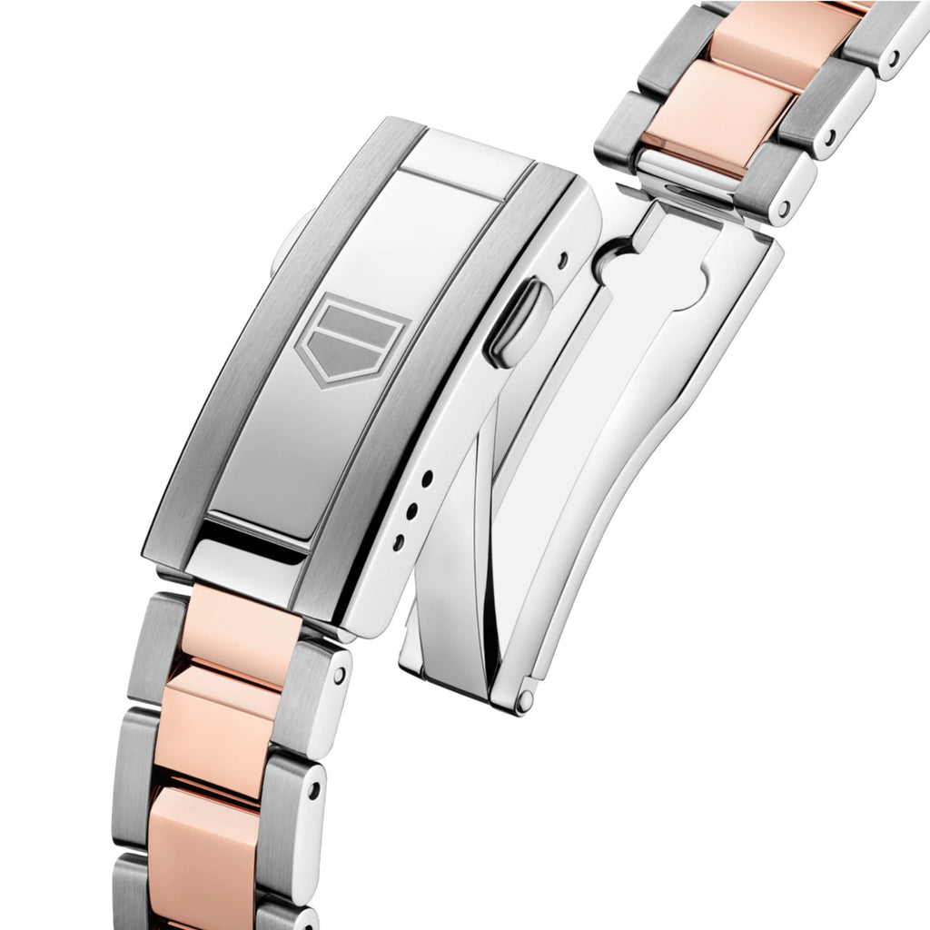 TAG Heuer - Aquaracer 34 mm Solargraph Diamond Dial Rose Gold Women's - WBP1324.BB0005