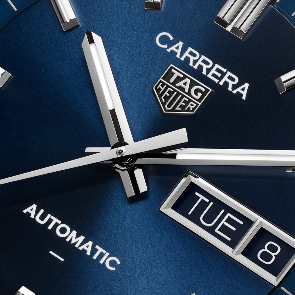 TAG Heuer - Carrera 41 mm Day-Date Automatic Blue Sunray Dial - WDA2112.BA0043