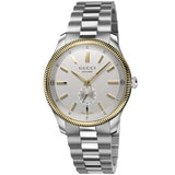 GUCCI G-Timeless 40 mm Automatic Two-Tone Steel Gold Bezel - YA126390