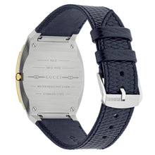 Load image into Gallery viewer, GUCCI 25H 38 mm 18k Gold Plated Bezel Steel Case Leather Strap - YA163418