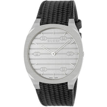 Load image into Gallery viewer, GUCCI 25H 38 mm Stainless Steel Case Leather Strap - YA163419