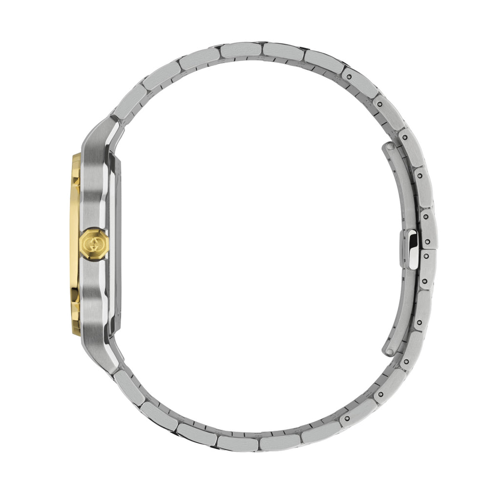 GUCCI G-Flat 36 mm Automatic Steel & 18k Gold Plating - YA166403