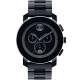 Movado - Bold Black 43 mm Case & Bracelet Chronograph - 3600048