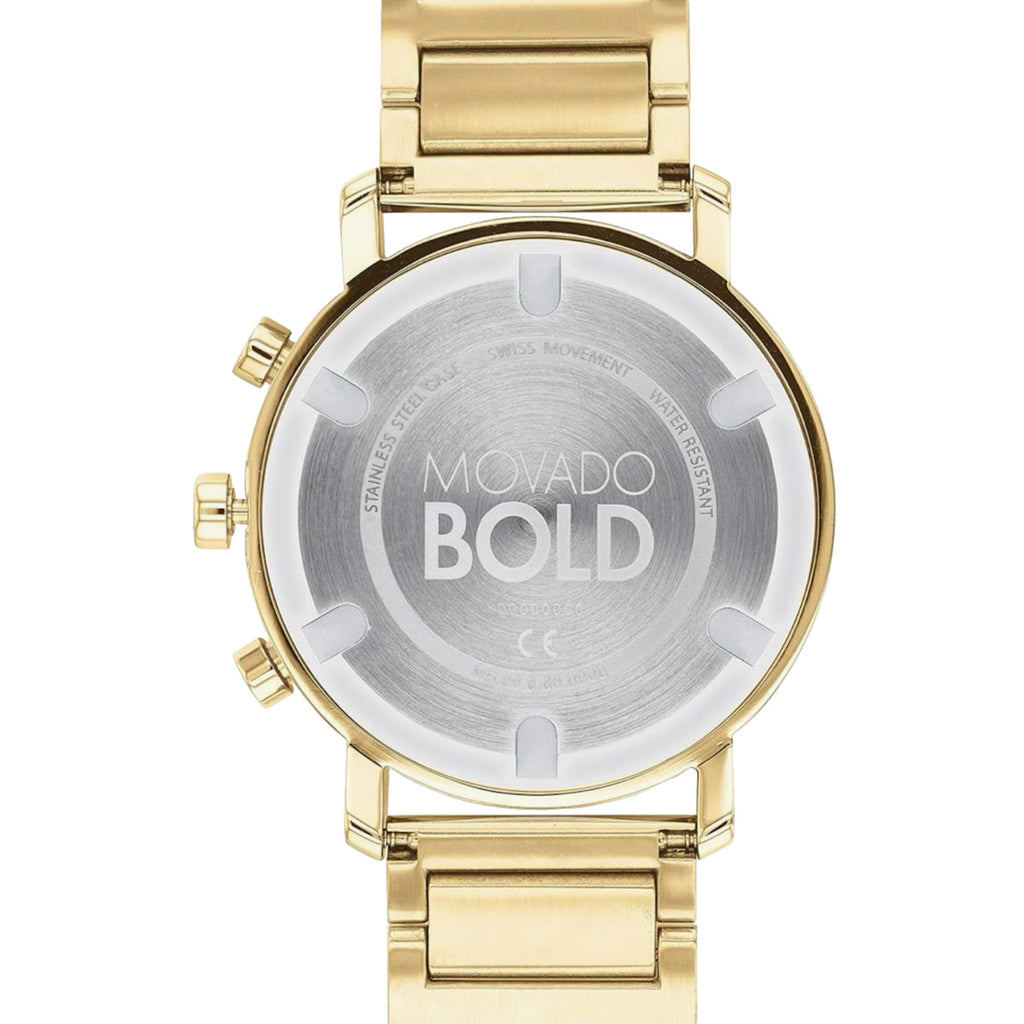 Movado - Bold Evolution 42 mm Chronograph Yellow Case & Bracelet - 3600682