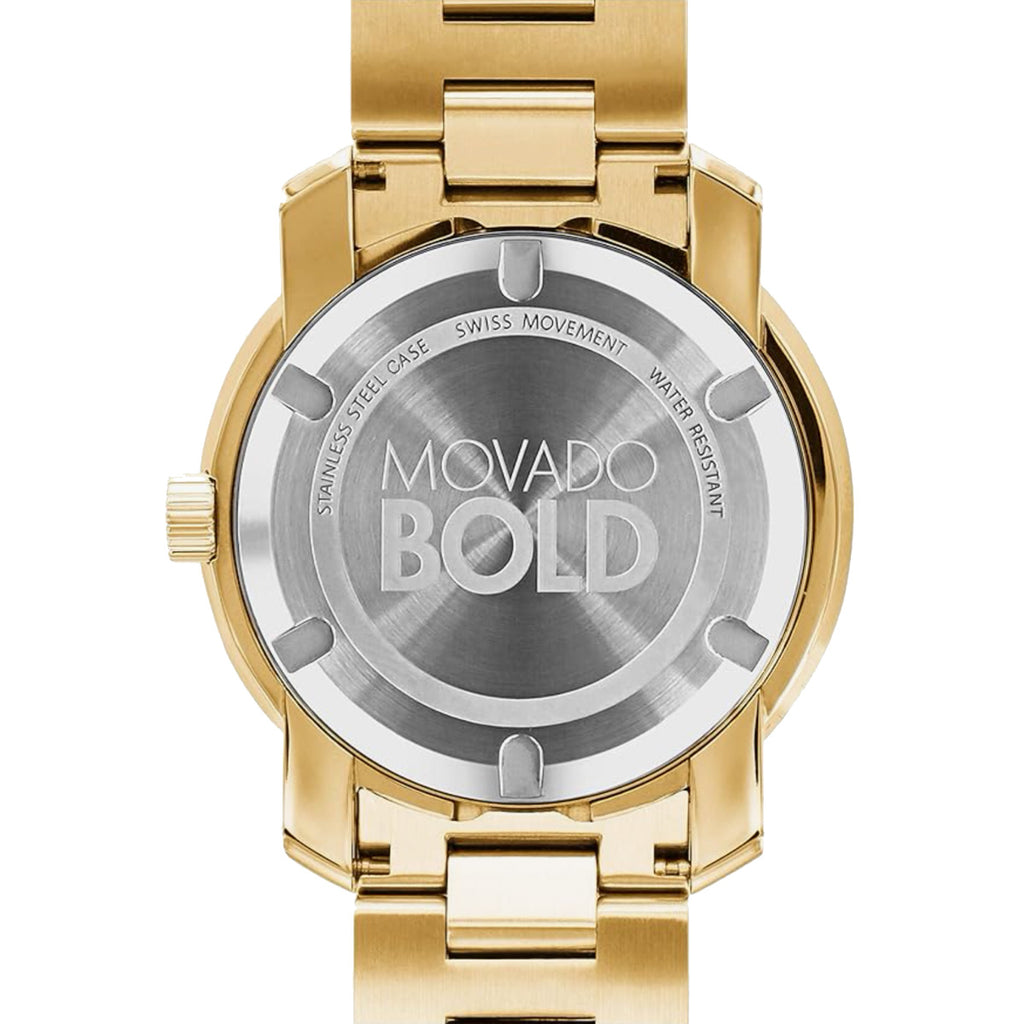 Movado - Bold Yellow Gold 42 mm XL Ion-Plated Case & Bracelet - 3600258