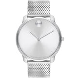 Movado - Bold 42 mm Thin Stainless Steel Case & Mesh Bracelet - 3600589