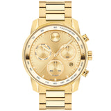 Movado - Bold Verso 44 mm Chronograph Yellow Gold Ion-plated - 3600741