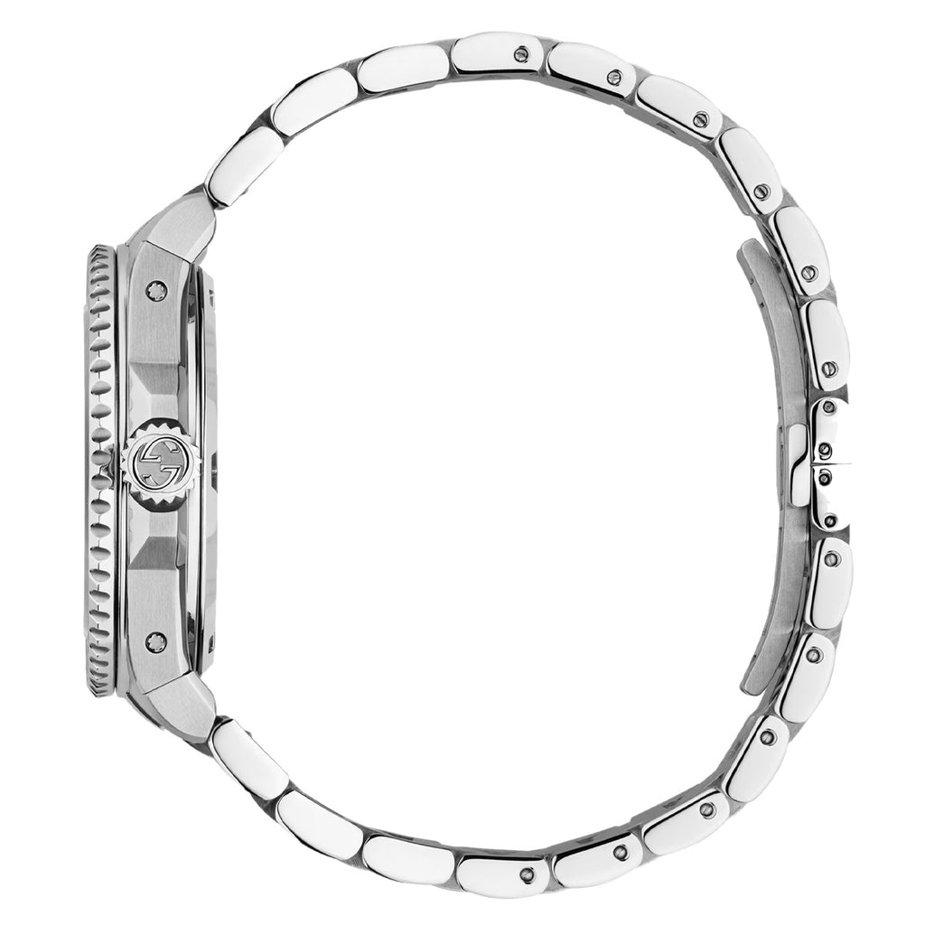 GUCCI Dive 40 mm Stainless Steel 300 m Green Dial Ceramic Bezel - YA136363