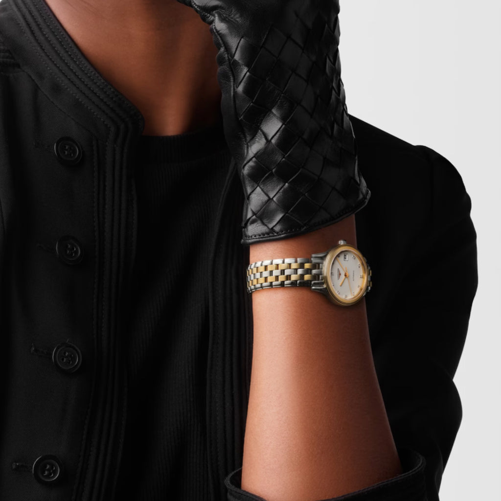 Longines - Flagship 26 mm Women's Automatic Two-Tone Diamond Dial - L42743277