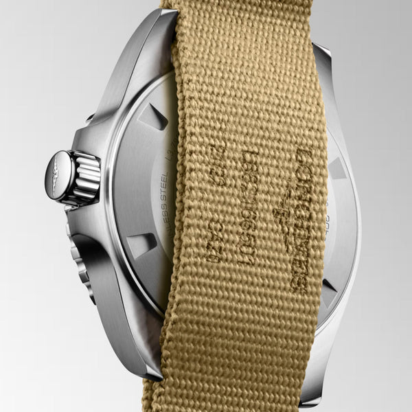 Longines - HydroConquest GMT 41 mm Brown Root-beer Dial Nato Band