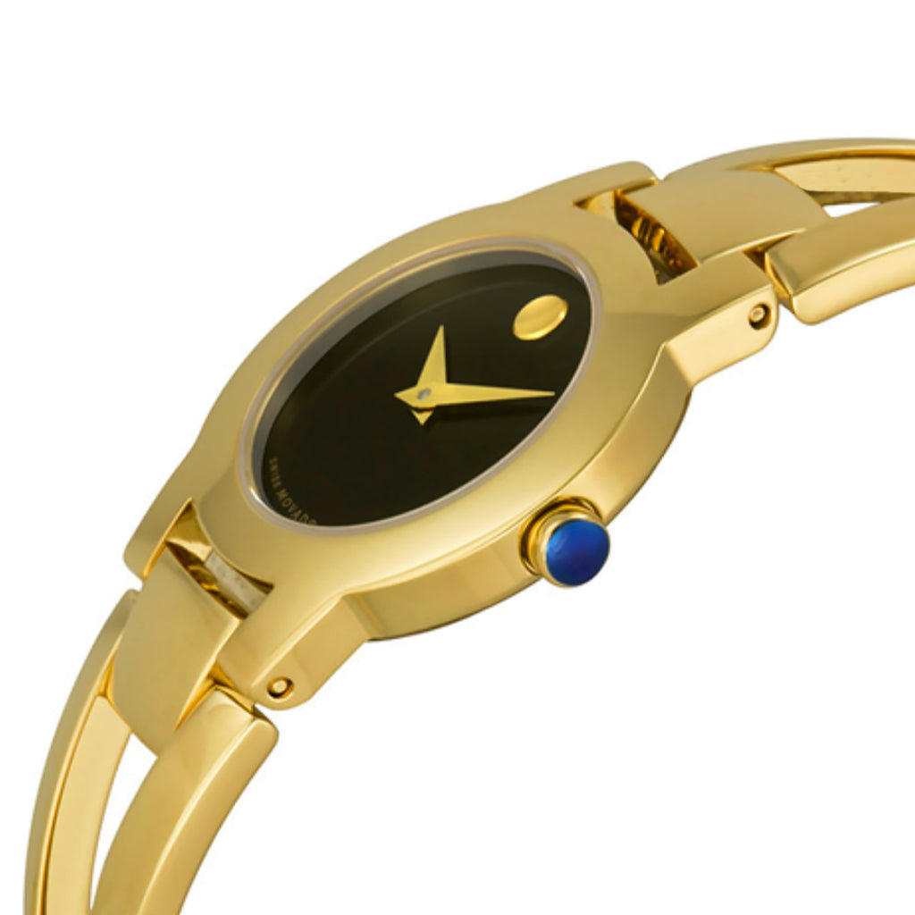 Movado - Amorosa Bangle Yellow Gold Plated Women's Watch - 604758