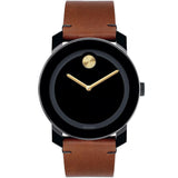 Movado - Bold 42 mm TR90 Black & Gold Museum Dial - 3600305