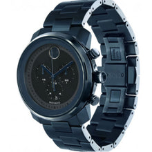 Load image into Gallery viewer, Movado - Bold 44 mm Navy Blue LX Ion Plated Chronograph Dark Blue Dial - 3600279