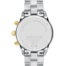 Load image into Gallery viewer, Movado - Heritage Calendoplan 42 mm Chronograph Blue Dial Two-tone - 3650126