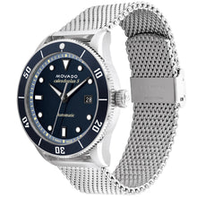 Load image into Gallery viewer, Movado - Heritage Calendoplan S Diver Automatic Blue Dial &amp; Bezel - 3650136