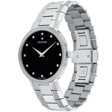 Load image into Gallery viewer, Movado - Faceto 39 mm Stainless Bracelet Diamond Dial Bezel &amp; Lugs - 0607482