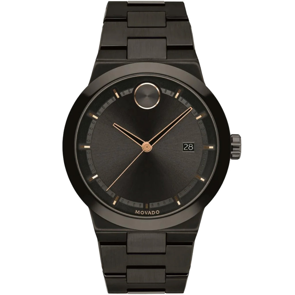 Movado - Bold Fusion 42 mm Black Ion-Plated Case & Bracelet - 3600662
