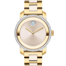 Load image into Gallery viewer, Movado - Bold Ceramic 36 mm Taupe &amp; Gold Case Crystal Dial - 3600785