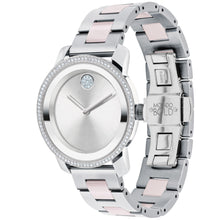 Load image into Gallery viewer, Movado - Bold Ceramic Pink Gold Steel Case &amp; Crystal Dial - 3600784