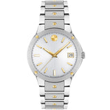 Movado - SE 32 mm Stainless Case & Bracelet Yellow Gold PVD Accents - 0607516