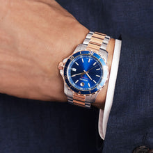 Load image into Gallery viewer, Movado - 800 Series 40 mm Rose Gold &amp; Steel Case &amp; Bracelet Blue Dial - 2600149