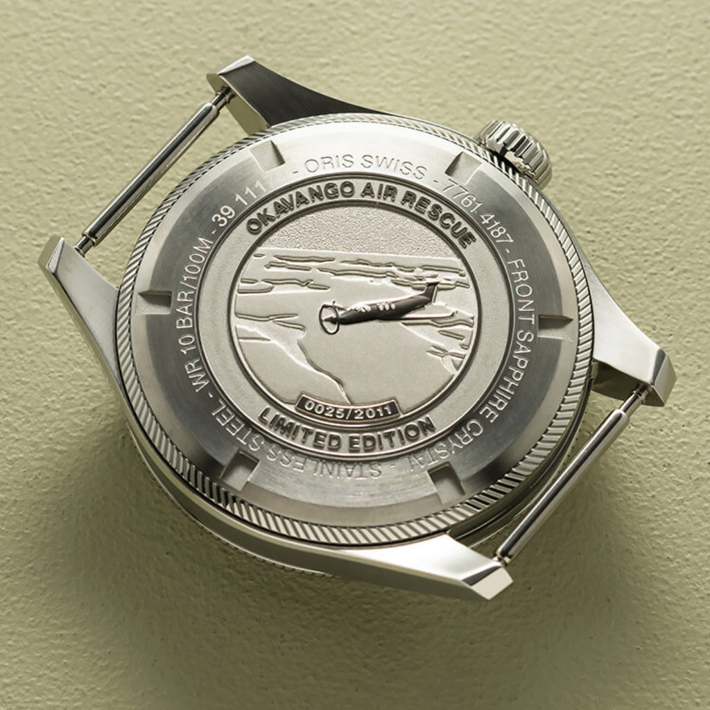 Oris - Pro Pilot Okavango Air Rescue 41 mm Green Dial Limited Edition - 0175177614187 Set