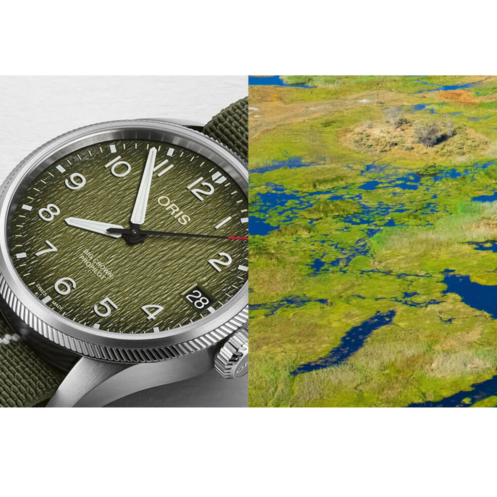 Oris - Pro Pilot Okavango Air Rescue 41 mm Green Dial Limited Edition - 0175177614187 Set
